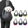 Hunde-Autositzbezüge, Haustier-Tragetasche, Katze, Reisen, tragbar, diagonale Schulter, mit verstellbarem Riemen, atmungsaktives Mesh-Rucksack-Zubehör