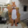 Costume della mascotte del canguro delle prestazioni Vestito da festa di Natale di Halloween Vestito da personaggio dei cartoni animati Vestito da festa di carnevale Vestito per uomo Donna