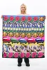 サロン外国貿易オリジナルシングルスペイン語の印刷色カラフルな美しい絶妙な大きな四角いスカーフスーパーバラエティ230519