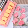 Stampi da forno 6 pezzi Anime Jujutsu Kaisen Set di taglierine per biscotti Strumenti 3D Pressatura per biscotti Stampo per biscotti Cucina Natale Regalo di Halloween 230518