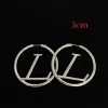 Luxury Designers Womens Hoop Earrings Big Circle 3 4 5cm hoops earring Gold Silver Hoops Letter V Ear Studs With BOX Pendants Gift 2305191PE