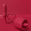 Jouets pour adultes Rose Jouet Gode Poussée Vibrateur pour Femmes Oeuf Clitoris Sucker Stimulateur Langue Léchant Adultes Marchandises Sucer Sex Toys Femme 230519