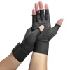 Rowerowe rękawiczki Outdoor Pół palca Regulowane włókno oddychające oddychające do zapalenia stawów Ochrona ręki kostka