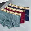 Fashion Printed Mens Underpants Designer Cotton Breathable Boxers Brand Stripe Underwewar Sexy Male Briefs 3pce/Box