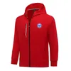 Portsmouth F.C. Männer Jacken Herbst warmer Mantel Freizeit Outdoor Joggen Kapuzenpullover Voller Reißverschluss Langarm Lässige Sportjacke