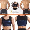 Débardeurs pour hommes Sous-vêtements Taille Sweat Suits Shapewear Shirt Thermo Trainer Compression Workout Shaper Sauna Minceur Hommes Body Vest