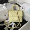 AAAAA top-of-the-line Craft Mini Fashion Bags Lambskskin Chain Bag Mirror Quality Crossbody Body Designer Mini Flap Bag met doos