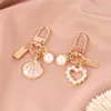 Keychains Starfish Little Love Keychain Sweet Romance Bag Pendant Earphone Case Perfume Bottle Fashion Jewelry Gift