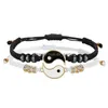 Braccialetti con ciondoli Coppia fatta a mano Corda regolabile Tai Chi cinese Yin Yang Bracciale Amicizia Gioielli Regali Drop Delivery Dhgarden Dh7T9