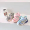 Sandalen kinderen gesloten teen sandalen zomer anti-slip zachte zol kinderschoenen voor meisjes jongens holle out ademende casual flats sandalias aa230518