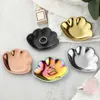 Roestvrijstalen schelp sieradenringhouder Schotel Trinket Food Tray Key Organizer Thanksgiving Kerstverjaardagsgeschenk vrouwen W0021