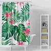 Shower Curtains Green Plant Leaves Waterproof Bathroom Curtain Colorful Floral For Bath Covers Toilet Door