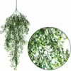 Dekorativa blommor Artificial Plant Rattan Golden Bell Willow 80cm Shooting Wedding Party Home Garden Wall Hanging Plastic Decoration Flower