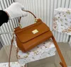 5A kwaliteit SOLFERINO Kleine lederen schoudertassen Rugzak luxe designer lederen handtassen klassieke dame Cross body portemonnees damesmode bakken Munt portemonnee