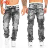 Herenjeans Straight Man Vintage Wash denim broek Spring zomer vriendje Baggy Men Streetwear Cacual Designer cowboy broek 230519