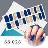 Nagelstickers Sanuxc Semi-permanente lijm Pools Volledige omslag voor kunstmanicure Stickers vrouwen