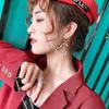 Charm LATS Neue Mode frauen Temperament Strass Ohrringe Weibliche Wilde Herz Baumeln Ohrringe für Frauen 2020 Koreanische Schmuck Ohrringe AA230518