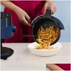 Piatti da forno Padelle Friggitrice ad aria Padella Fodera di carta usa e getta Piastra per barbecue antiolio Piroscafo Airfryer Accessorio da cucina Drop Delivery H Dhvov