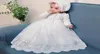 Bebek Kız Beyaz Vaftiz Elbise Bebe Uzun Kollu Doğum Günü Nakış Vintage Elbise Yenidoğan için Şapka ile Örgü Vaftiz Elbisesi 12 M F6976942
