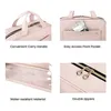 LL Women Makeup Bag مقاومة للماء سعة كبيرة سعة الأثارة حقيبة قابلة للطي قابلة للطي أكياس غسل تخزين محمولة