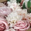 Flores decorativas Romance Romance Caixa artificial de flores Decorações de casamento Festival Party Home Rose Bouquet Gifts Decor Supplies Ornamentos