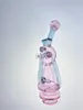 fumando narguilé atômico rosa estrelado com 3 opals pico carta novo estilo