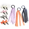 Accessori per capelli Geebro Fashion Lace Bow Scrunchies Nastro per donne Elastico Band Girls Forcine Cravatte