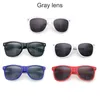 Sonnenbrille 3D Prisma Effekt Beugungsbrille Damen Rechteck Regenbogen Kaleidoskop Festival Stil Rave Brillen Klar/Graue Linse