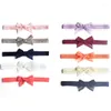 Accessori per capelli Geebro Fashion Lace Bow Scrunchies Nastro per donne Elastico Band Girls Forcine Cravatte
