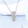 Pendentif Colliers Z Versaille Femmes Tongs Cadeau Minimaliste Pour Fille Hip Hop Bijoux Drop Delivery Pendentifs Dhlxw