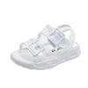 Sandalias Clear Upper Niños Zapatos deportivos Sandalias planas 2023 Summer Canvas Baby Boy Sandals Transpirable Toddler Girls Shoes Kids G03161 AA230518