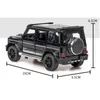Diecast Modell Hohe Simulation 1 32 G700 G65 SUV Metall Spielzeug Auto Fahrzeug Sound Licht Zurückziehen Kinder Spielzeug Geschenke Sammlung 230518