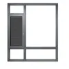 Profilé en aluminium industriel traitant des portes et fenêtres personnalisées en profilé d'aluminium