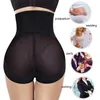 Women's Shapers Mesh Shapewear Women Tummy Control Panties Criss Cross Slimming Body Shaper Butt Lifter Underwear Briefs Waist Shaper with Bones 230519