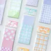 8packs/LOT Plaid Shop Series Blocco note in carta con materiale per messaggi freschi