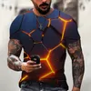 Camisetas masculinas de verão masculino de camiseta masculina roupas de tamanho solto de manga curta de manga curta