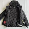 cp company Hombre Aternovientos Chaqueta Glassas Otoño e Invierno Espesor de felpa Largo Cortavientos Chaquetas Larga Sección Larga Capa Compuesto Peluche