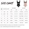 Women's Shapers Sexy Mesh Thongs Bodysuit Shapewear Women Slimming Sheath Flat Belly Underwear Tummy Control Cross Compression Body XXXL