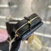 luxe halve maan Tote sheart bags chain bag Cross Body Shoulder designer dames heren echt leer kalfsleer gewatteerde tassen Mini clutch roze cc portemonnee