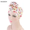 Beanies Fashion Women Muslim Hat Retro Flower Turban Head Cancer Chemo Beanie Scarf Wrap Cap Skullies Turban1 Scot22