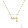 Подвесные ожерелья Любовь Сердце Китайское номер 1314 представляет собой всю жизнь цепного ожерелья