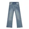 Męskie dżinsy cztery sezony koreańskie stary stary moda moda swobodny luźne but spodni man dżinsowe spodnie 230519