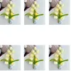 Nattljus C3 6st Fairy String Light Diy Led Lily of the Valley Garland Gift Handgjorda blommelampa Hem Bröllopsfödelsedekor