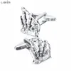 LAIDOJIN Novelty Instrument Bagpipe Shape Cufflinks for Mens Shirt Brand Cuff nails High Quality Cuff links Gift Men Jewelry