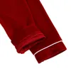 Tenues assorties pour la famille Pyjamas pour enfants en velours Pyjamas de Noël rouges Ensemble de vêtements pour enfants Automne Chambre douce Pyjamas pour filles Ensemble de pyjamas pour garçons G220519