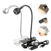 مصابيح طاولة 5 فولت USB LED Bracket Clip-on Reading Lights مرنة مرنة إطار مقطع للاشئ