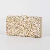 Shoulder Bags Multicolored Diamond Women Clutch Evening Bridal Crystal Flower Handbags Purses Wedding Party Dinner Bag 230509