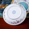 Plates Chinese Classical Enamel Ceramic Plate Antique Modern Bone China Deep Dishes Steak Pasta Dinner Restaurant Serving Tray