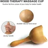 Back Massager Wood Cupping Therapy Massage Tools Cup Lymfatisk dränering för Maderoterapia Kit Body Sculpting Anticellulite 230518