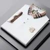 High end embroidered short sleeved cotton polo shirt men s T shirt Korean fashion clothing summer luxury top Asian size M L XL XXL XXXL XXXX4